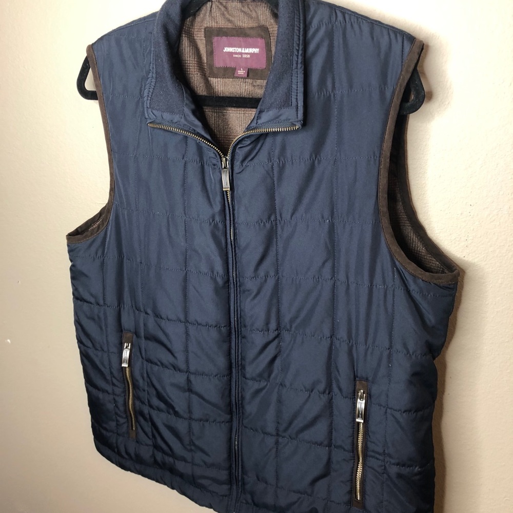 Men’s Johnston & Murphy Quilted Vest Large
